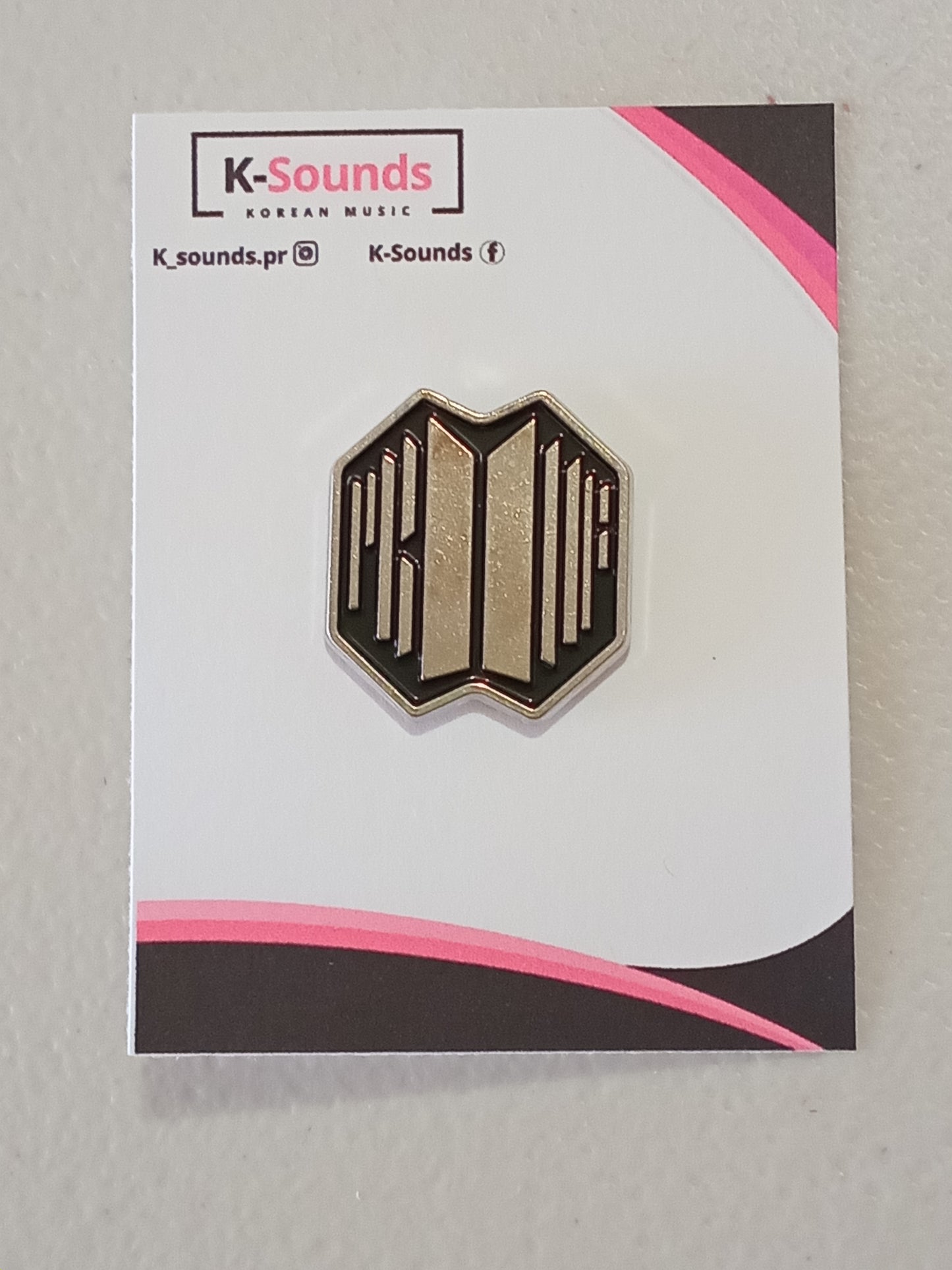 PROOF & BTS Logo Pin