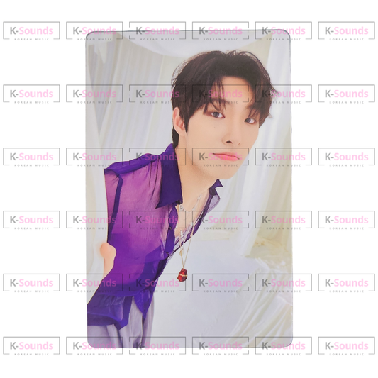 ATEEZ [Golden Hour Part.1] Photocard (Z Ver Blue Hour, Mingi)