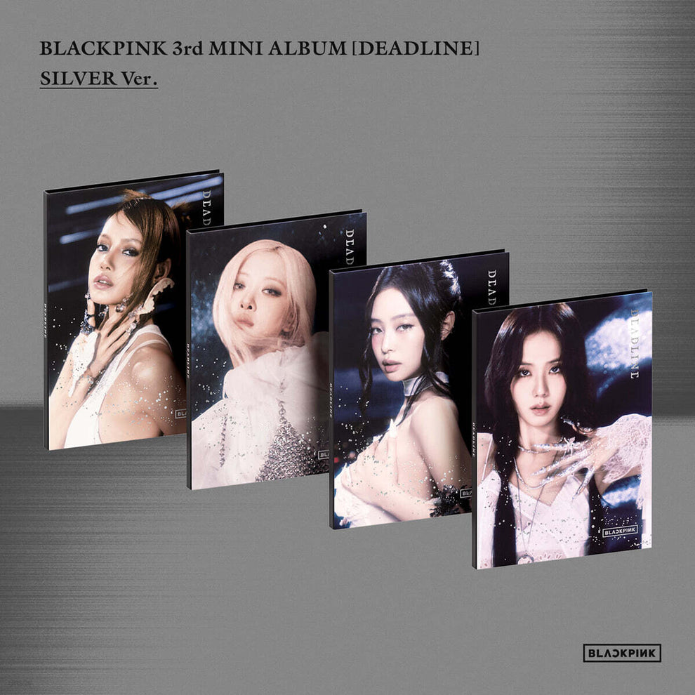 [WEVERSE POB] BLACKPINK – 3rd MINI ALBUM [DEADLINE] (SILVER Ver.) (Set)