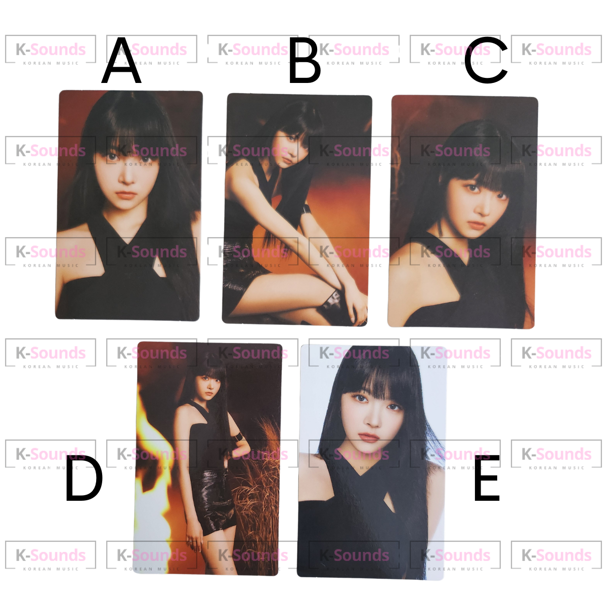 LE SSERAFIM [FLAME RISES Tour] Photocard (Eunchae)