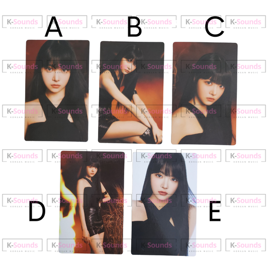 LE SSERAFIM [FLAME RISES Tour] Photocard (Eunchae)